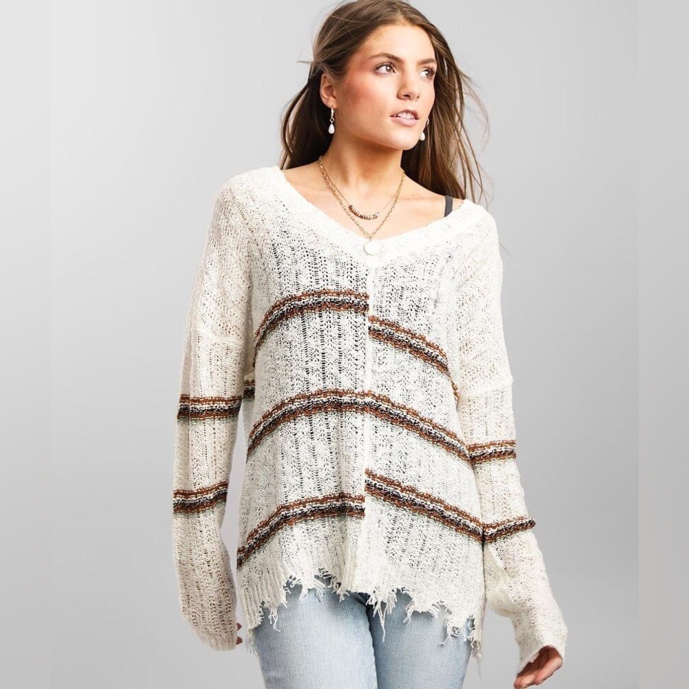DAYTRIP STRIPED PULLOVER SWEATER - Picture 2 of 5